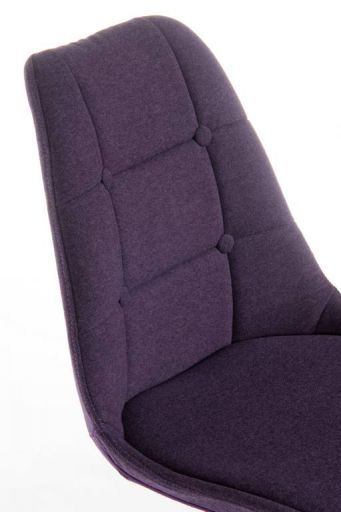 Modern Fabric Meeting Reception Room Chair - Plum or Graphite Option -  Sold in Packs of Two - BREAKOUT
